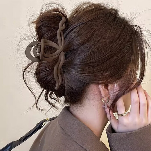 Li Qing Large Shark Clip 2 hair clips for the back of the head new style high-end clip headband hairpin for women