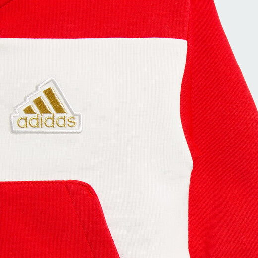 Adidas (adidas) Adidas Ropa para niños Spring Baby Baby Boys Boys Red Sports Sports Traje de manga larga JF3881 JF3881 104cm