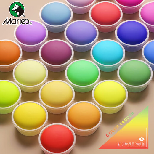 Marie's ultra -light clay reunion children non -toxic colored mud, rubber mud handmade DIY toy bag 36 color internal tool