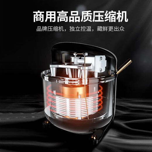 Yangtze Alligator Refrigérateur à quatre portes Réfrigérateur commercial Réfrigérateur et congélation Double température Freiner Commercial en acier inoxydable Réfrigérateur Affiche 2025 Nouveau grand porteur à quatre portes 丨 Cerpeau supérieur et réfrigération inférieure [chauffage du faisceau moyen]