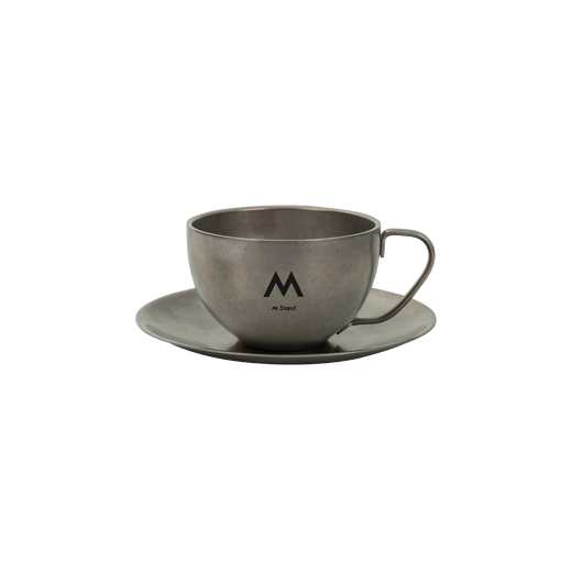 M STAND stainless steel cup and saucer 290ml limited edition stainless steel material durable retro mstand peripherals