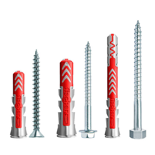 German fischer imported expansion screw plastic expansion tube Duopower hollow brick aerated brick gypsum board special wall cabinet hanger expansion bolt 8X65 single tube 1 piece 538241 does not include nails