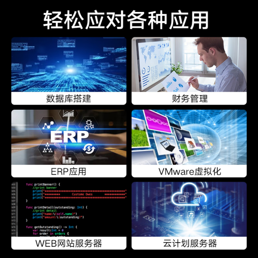 戴尔（DELL）【R760】 2U机架式服务器deepseek部署 AI模型深度学习存储虚拟化主机 定制 8452Y 36核2.0 64G/2*960G/3*8T/H755