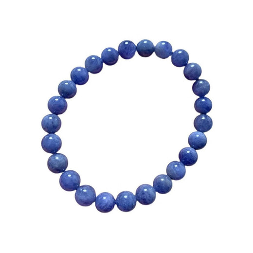 Lihu Tanzanite Ocean Heart Tanzania Bracelet Women's Purple Sapphire Crystal Gem Single Circle Bracelet Jewelry Gift R45 About 6.5-6.9mm
