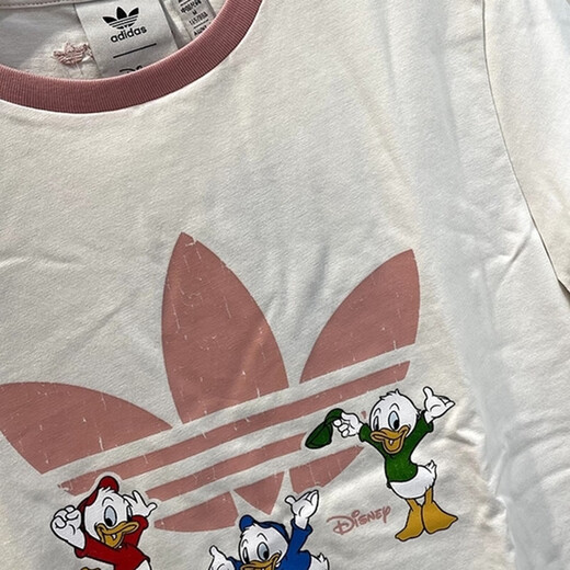 Adidas (adidas) clover kurzärmelig Frauen Sommer Neue Mode komfortable lose, atmungsaktiven oberen runden Hals T-Shirt Sportswear JP1428 S
