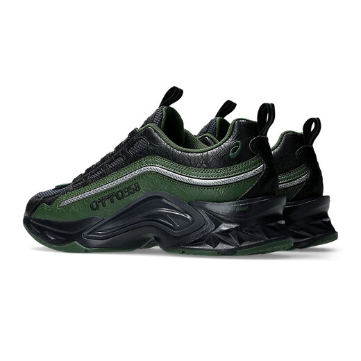 ASICS (ASICS) Herrenschuhe Otto 958 Protoblast-CMLVIII Leicht gepolstertem atmungsaktiven Herren-Running-Turnschuhen schwarz und grün 1203A643.020 40