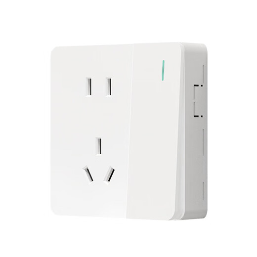 International electrician exposed switch socket household multi-open five-hole wall panel open box frameless high-power 16A white switching power supply wall plug five-hole socket