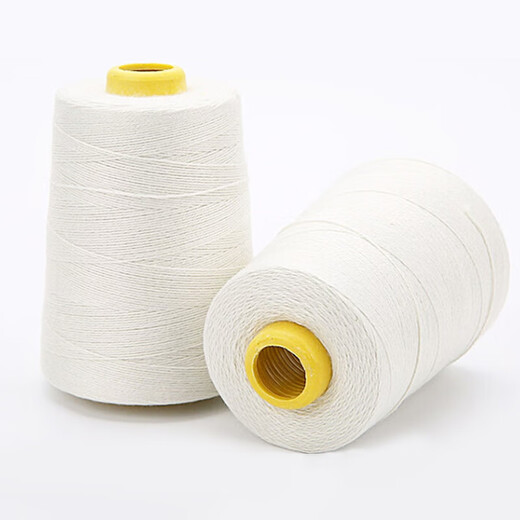 Bingyu Scelling Ligne de couture Machine d'emballage Machine d'emballage Bagure de tressage de machine à coudre la ligne de machine blanche 6 brins pèse 125 grammes / rouleaux (10 rouleaux) BYYN-826