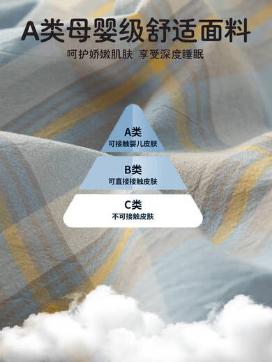 Fantasy summer bed sheet single piece student dormitory single quilt three-piece set 2025 new four-season non-cotton pure cotton light blue gray Class A maternal and infant grade no pilling no shrinkage single sheet 220cmx230cm-suitable for 1.5m/1