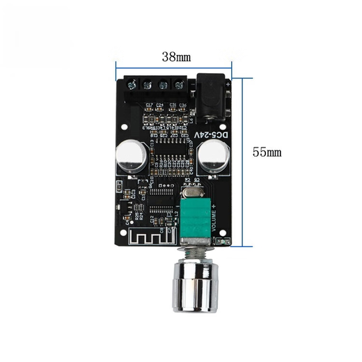 YWZR amplifier 50W*2 mini Bluetooth 5.0 digital amplifier board dual channel high power stereo audio amplifier board DC12-20V 80W*2 with case