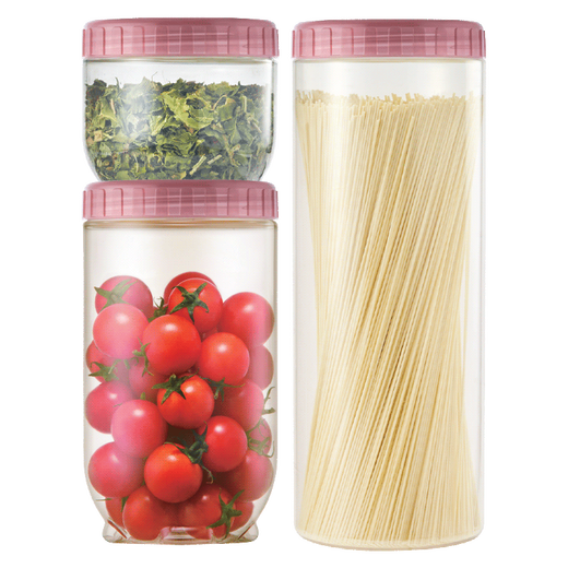 LOCK & LOCK storage storage jars, sealed fresh-keeping refrigerator kitchen food storage containers, 3-piece set