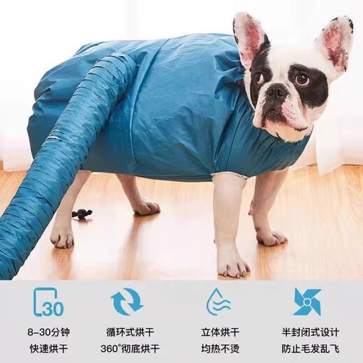Anken Haustier-Haartrockner, Hunde-Haartrockner, Katzen-Haartrockner, Teddy Bichon Badeföhn, geeignet für Gewicht 30–50 Jin Jin entspricht 0,5 kg XL Hunde-Trockenbeutel