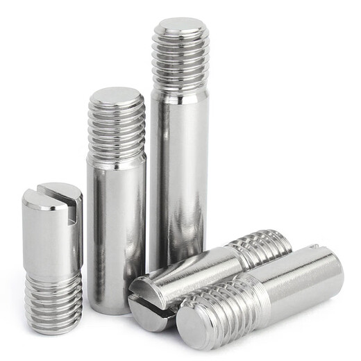 Jinchao 304 stainless steel GB878 slotted external thread cylindrical pin positioning pin M2M2.5M35M6M8M10 M3*8 (5 pieces)