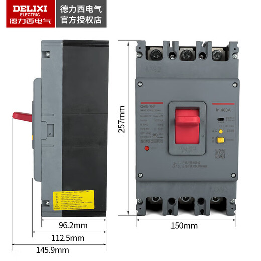 Electrical leakage protection plastic case circuit breaker CDM3L-400F/3300 315A 350A 400A 250A 200A (customized) CDM3-400 type CDM3-400 type 3300