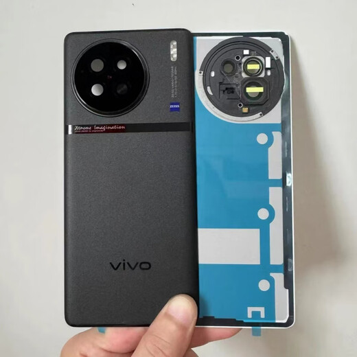 Vivo is suitable for x90s original back cover glass x90 original disassembled rear shell battery cover back shell shell original x90/x90s (to black) with framed lenses