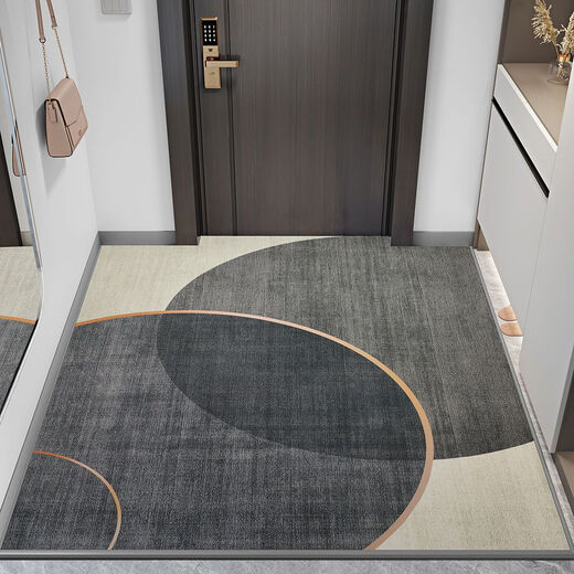 Shansui entrance floor mats, door carpets, door mats, home door mats, light luxury, customizable cut-out entrance, water-absorbent and non-slip Bruman 60*90cm 6th generation thickened Belgian velvet