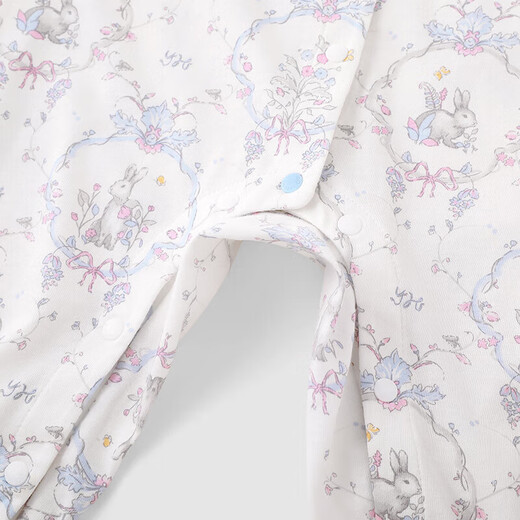 英氏（YEEHOO）婴儿衣服四季连体衣男女童长袖爬服7A抑菌新生儿衣服