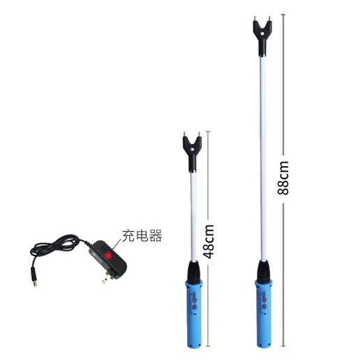 Mushide electric pig herder, pig herder artifact, waterproof pig herder stick, battery charger, durable pig herder, pig, cattle and sheep herder, one-piece total length 88cm