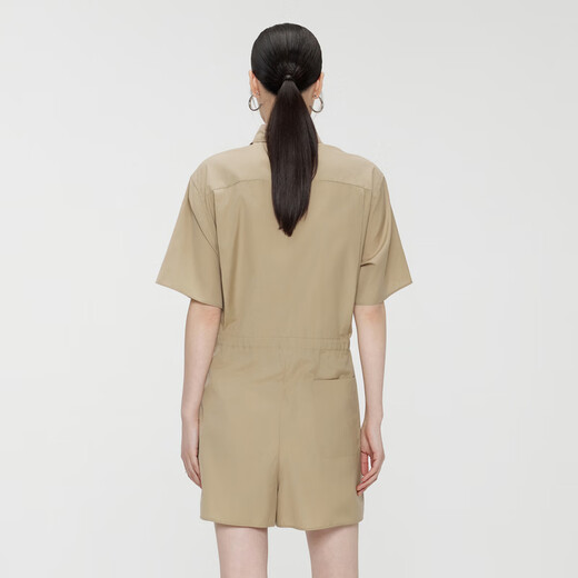 Jiangnan buyi (jnby) Summer women's seysie's libère de chemise droite décontractée style de navette 5o4f14110 249 / chameau peu profond S