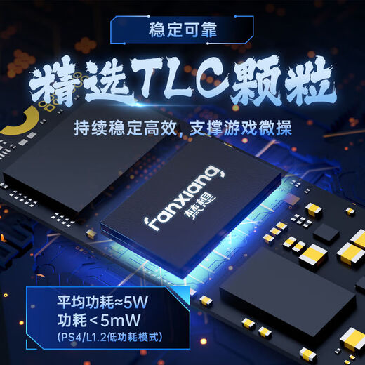 FANXIANG S790C Disque SSD SSD Interface M.2 PCIe 4.0 Ordinateur portable de bureau PS5 AI Accessoires de stockage informatique Vitesse de lecture de 1 To 7 200 Mo/s Version standard des particules TLC