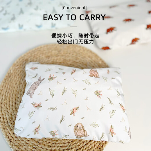 婴儿床边挂袋母婴收纳袋尿布袋新生儿用品宝宝推车便携小包 收纳袋组合（熊猫+毛绒兔） 可手提