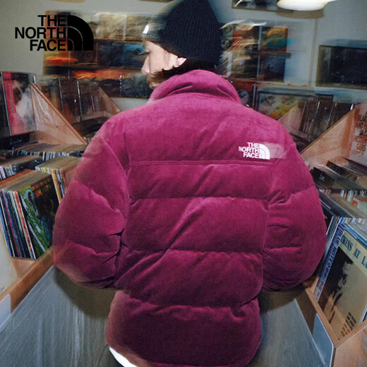 The North Face北面羽绒服男1992Nuptse潮牌双面穿羽绒外套831I LI6/红色 M