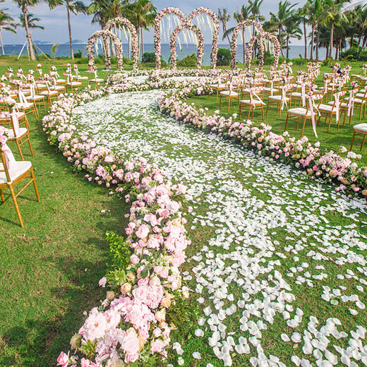 Apolli propone rosa pétalos simulados flores rociadas a mano Cama de cumpleaños romántico Decoración de bodas de boda rosa claro