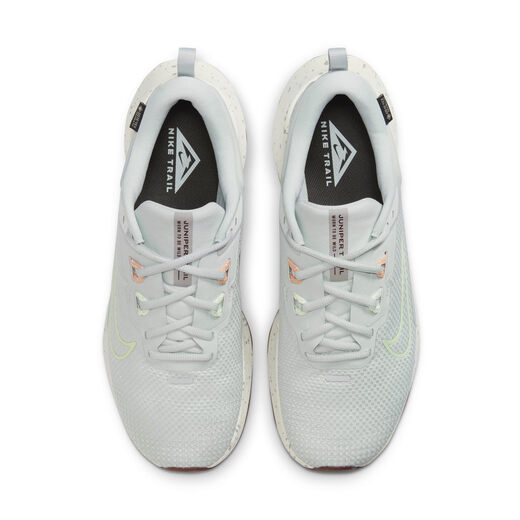 Nike (NIKE) official JUNIPER TRAIL 2 GORE-TEX men's outdoor cross-country running shoes autumn HM9734 003 shallow silver/slight yellow green/college gray/dark team red/sequoia green/almond 44