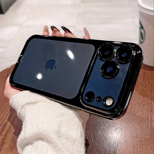 Chaolian comes with dust-proof plug in one, suitable for Apple 17 Promax mobile phone case, new iPhone 16 Pro charging port speaker dust-proof 14 silicone anti-fall 15 Pro transparent soft 13 deep space black high-quality charging port dust-proof free mobile phone film iPhone 16Pro