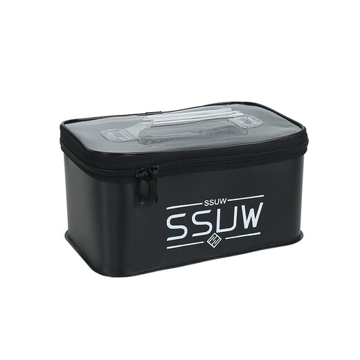 Yingtang fishing box accessories box fishing medicine accessories storage fish bucket fishing gear supplies accessories box thickened lure tool box black medium size