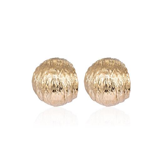 Qlady French metal earrings, feminine, high-end, silver needle earrings, female gold light luxury earrings, birthday gift for girlfriend