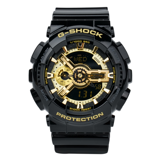 CASIO watch men's G-SHOCK classic black gold series shockproof sports electronic watch gift GA-110GB-1A