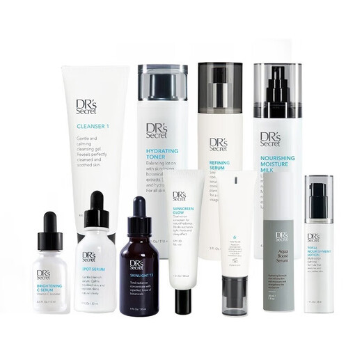 Юнмао [официальный подлинный] Xizhixin Set DR/Aposs Secret All-American World Facial Cleanser Sunscreen Основной формула Набор 1695+ Qili Fiber