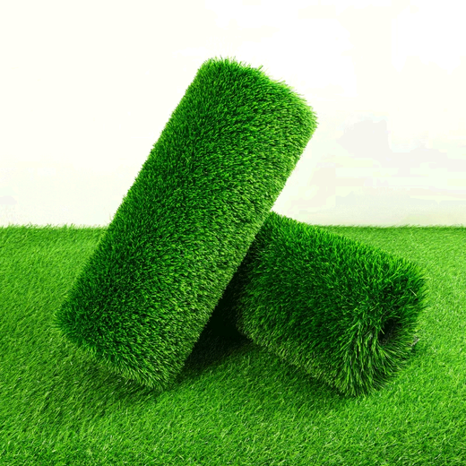 Elegant simulated lawn, fake grass, artificial green carpet mat, plastic grid mat, outdoor sound-absorbing enclosure decoration for football field, special dense 2cm spring grass, 1m long*4m wide, sun protection and heat insulation