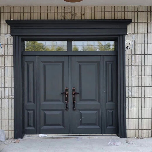 维诺亚别墅大门双开门仿家用入户门农村自建房乡村庭院进户门 纳福门 一