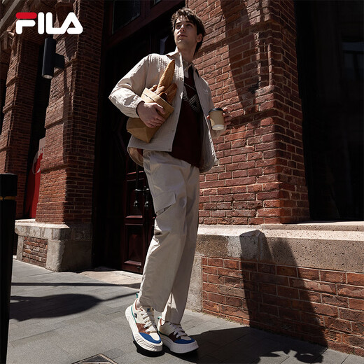
FILA official Sichuan shoes FOSSO men's shoes canvas shoes casual shoes 2025 spring and summer sports shoes small white shoes thick sole