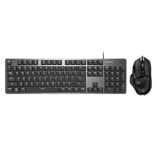 罗技（Logitech） K845 机械键盘有线游戏电竞电脑办公全尺寸发光 104键 鼠标键盘套装黑神话悟空 K845（青轴）+G502HERO