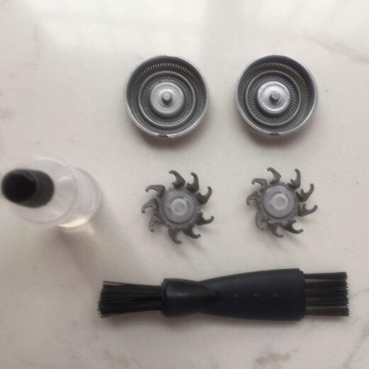 Geeignet für FEIKE FR6 ELEKTRISCHER Rasierer FS711FS871FS325 876 FS719 872 Blade Net Messer Kopfzubehör 1 Klinge + 1 Messernetz (Masse) ohne Logo