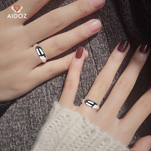 Aido diamond pt999 platinum smooth ring simple pt950 platinum couple ring men and women wedding ring PT999 closed size 13 single weight 4.3-4.5 grams