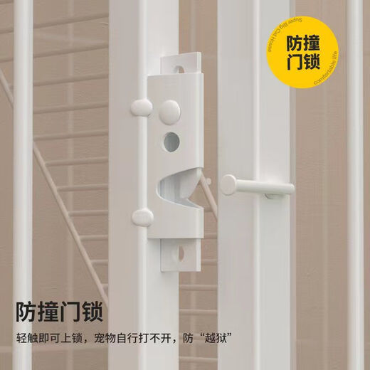 Junkiss cat cage, home storage, large free space indoors, integrated toilet, extra large cat villa, two floors and three floors, new black, large second floor, free cat litter box + storage box, package three, set of two + cat scratching board + cat gloves