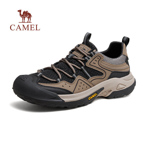 Camel (CAMEL) outdoor hiking shoes for men in summer new style breathable and comfortable hiking sports workwear shoes G14S342046 apricot color 42
