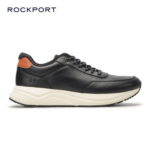 ROCKPORT Lebu casual shoes men's high-end business shoes autumn and winter new first-layer cowhide breathable commuter soft-soled men's leather shoes black first-layer cowhide 43