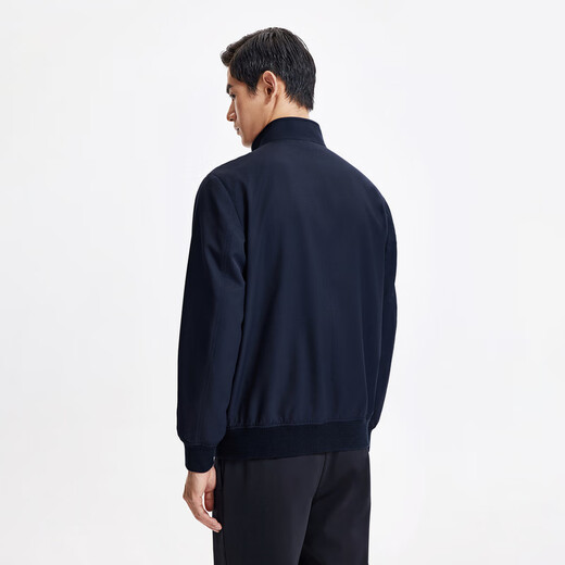 Goldlion Machine Washable Wool Autumn and Winter Jacket Men's Stand Collar Easy Care Executive Business Casual Jacket Navy-95 L 175/92A Recommended 135-150Jin Jin equals 0.5 kg