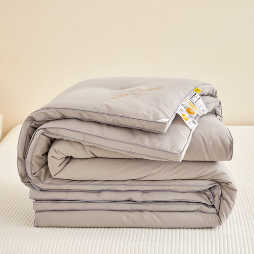 Cotton quilt core 200x230cm soybean fiber is thickened and warm in autumn and winter. Gentleman's gray 150*200cm 2.8 Jin [Jin equals 0.5 kg] summer quilt