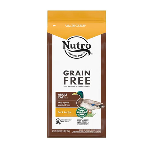 Nutro cat food for kittens, naturally imported indoor chicken, adult cat fattening fish, American wilderness 5/14 pounds, adult cat grain-free duck meat 14 pounds, 0lb anti-counterfeiting
