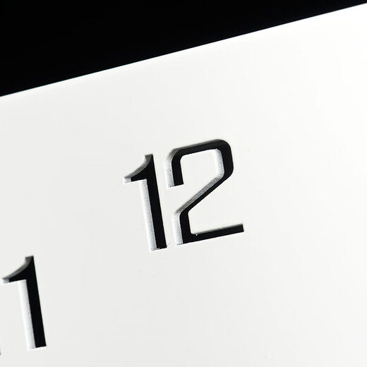 创京懿选北欧转角双面挂钟客厅创意简约现代拐角两面钟表家用时尚大气时钟 9195白黑色表针（产机芯 20英寸 以上