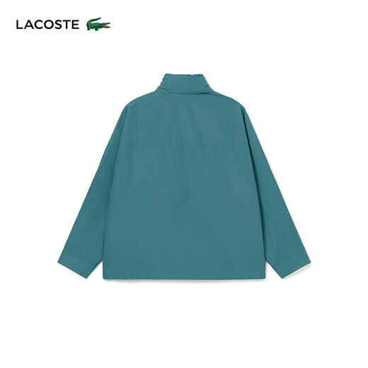 LACOSTE French crocodile men's fashion trend versatile basic casual zipper jacket | BH3767 IY4/Quiet Blue M 50 175