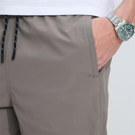Danse avec le loup [Elastic à quatre côtés à quatre côtés] Commu au short masculin élastique décontracté et respirant 701 kaki 56 / xxl