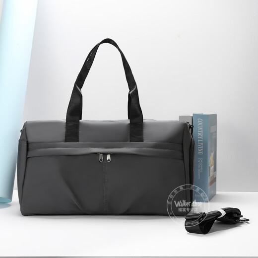 Walker Shop tragbarer Lichtstasche große Kapazität Multifunktionaler Männer Sportfitnessbeutel Trockener Nässe Schuh Aufbewahrung Handtasche Starry Sky Grey [klein] 43*23*23