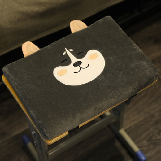 Segana winter memory foam student cushion rectangular chair butt pad stool mat classroom sedentary thickened chair cushion thickened cushion - Hui Erha memory foam 35X24X4cm double strap buckle